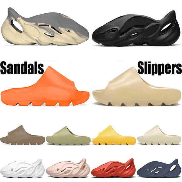 

sandals slides designer slippers yeesys kany men women enflame orange flat manbasketballshoes foam desert sand resin beach triple black wome