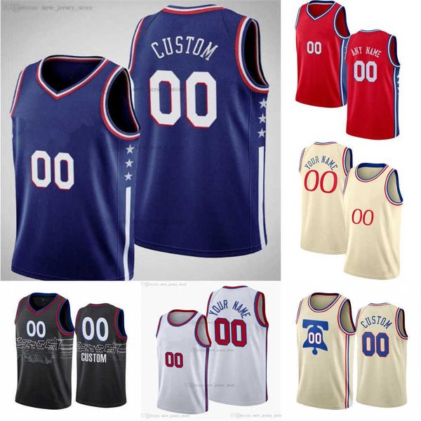 

custom mens women youth philadelphia''76ers''jersey 30 furkan korkmaz 0 tyrese maxey 20 georges niang 44 paul reed baske, Black;red