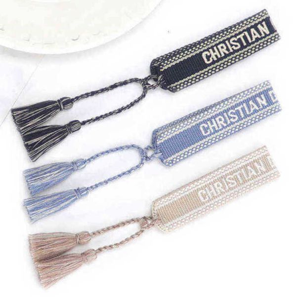 

bracelets fashion women's luxury brand d bangle jewelry designer letter hand woven bracelet simple wrist bohemian rope trinket men girl, Golden;silver