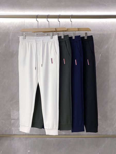

men's pants luxury designer designs autumn versatile drawstring pants, Black