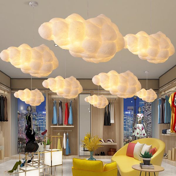 

nordic cloud led pendant lamps light lighting bedroom living room restaurant interior decor lights led chandelier kitchen fixtures