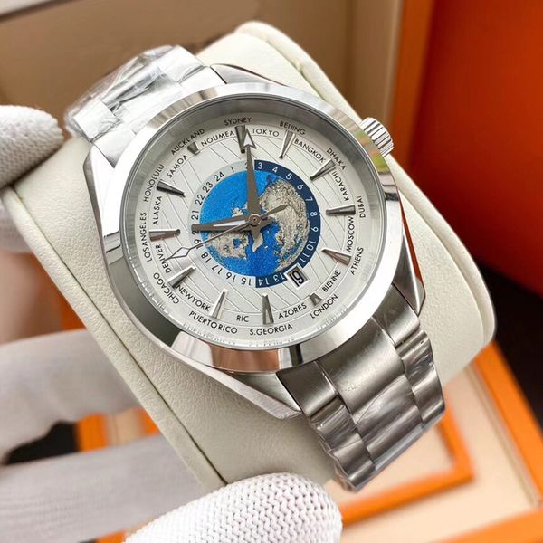 

watch classic series mens mechanical automatic watches 39mm business wristwatches stainless steel waterproof sapphire montre de luxe, Slivery;brown