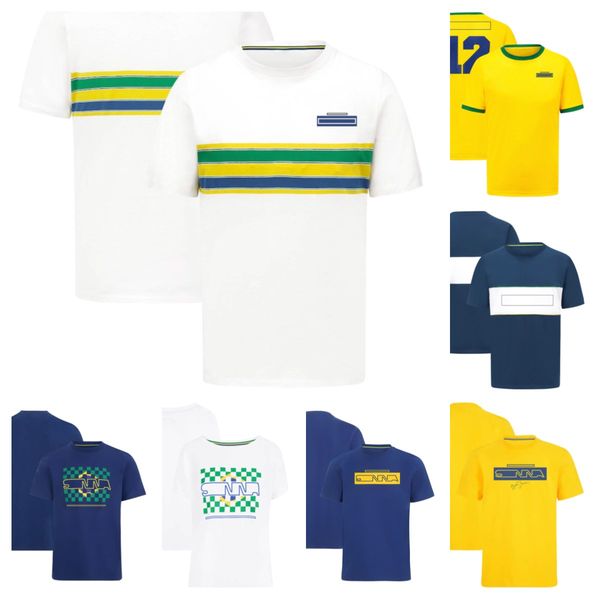 

f1 formula one team uniform men's and women's short sleeve racing uniform casual sports quick-drying t-shirt plus size can be cust