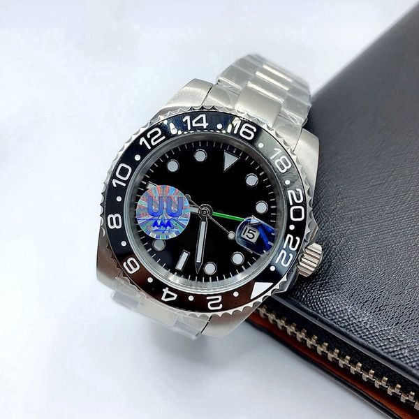 

mens automatic mechanical ceramics watches 41mm full stainless steel swim wristwatches sapphire luminous watch montre de luxe classic g0m2, Slivery;golden
