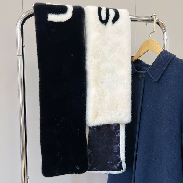 

2022 autumn winter new scarf women's bib thick wool warm cashmere scarf lovely hair down collar, Blue;gray