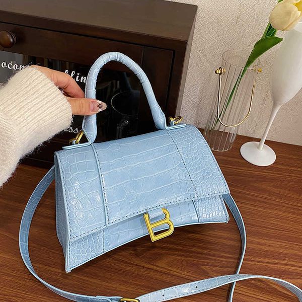 

messenger bags hourglass crocodile pattern style sling single shoulder trend texture messenger small square women's bag