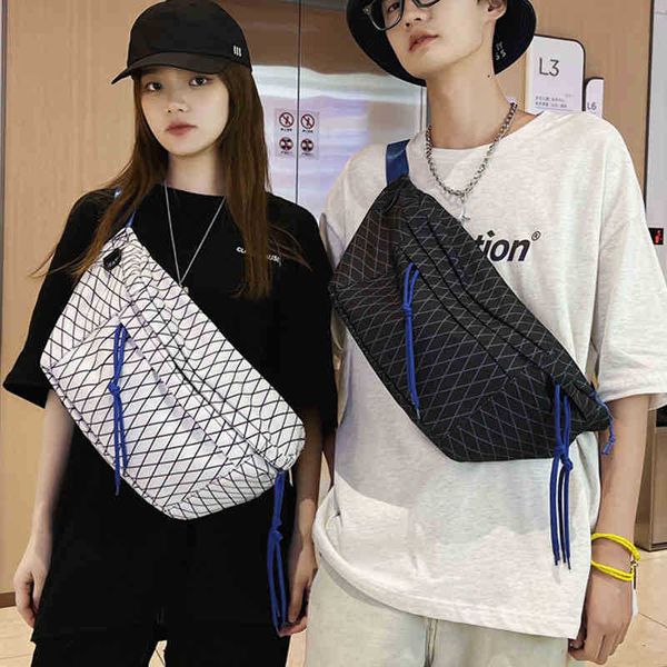 

evening bag fashion trend waist bag summer plaid fanny pack belt s large