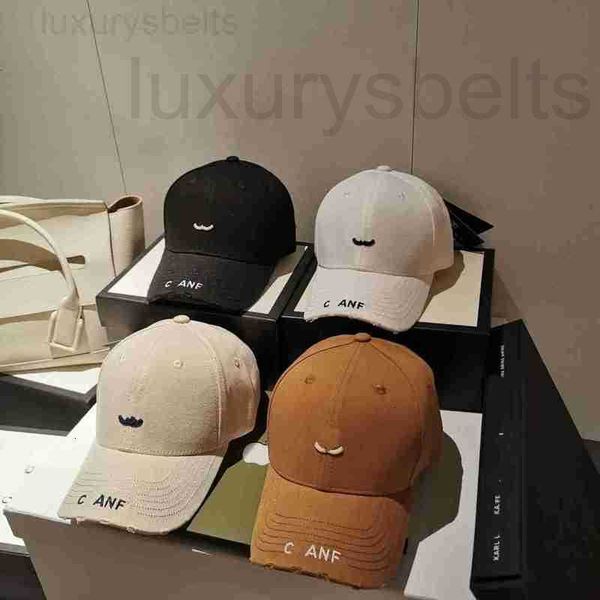 

hats & scarves sets designer 2021 little fragrant new broken border baseball hat simple woven embroidery 7gn6, Blue;gray