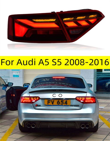 

car styling for audi a5 s5 2008-2016 led tail light animation drl dynamic signal reverese automotive accessories