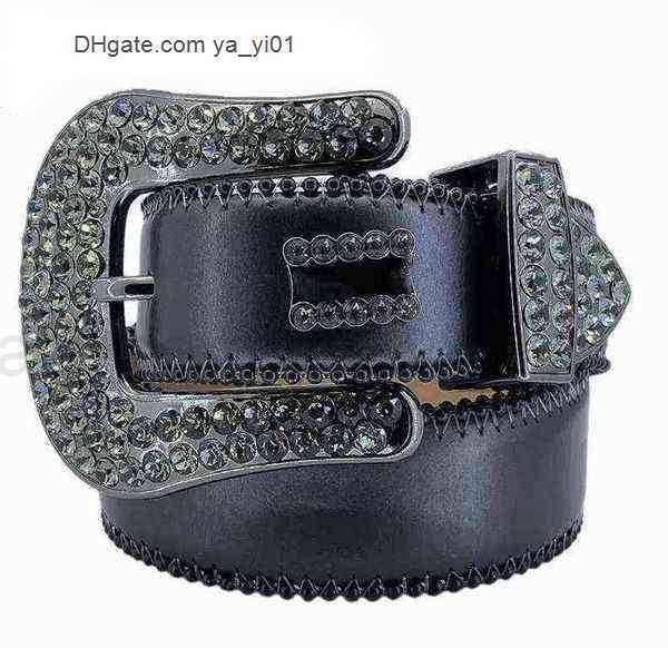 

2022 belt designer bb simon belts for men women shiny diamond belt white cintura uomo boosluxurygoods 111, Black;brown