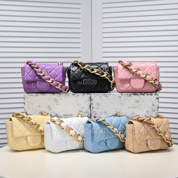 

10a oman crossbody bag 25cm a01112 fashion sheepskin shoulder bags famous chain bagss designer bags flap bagsss luxurious lady purse with bo, Black;red