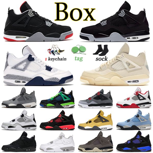 

midnight navy 4s men basketball shoes trainers j4 offs white oreo sports original og jumpman 4 canyon purple women military black canvas roy