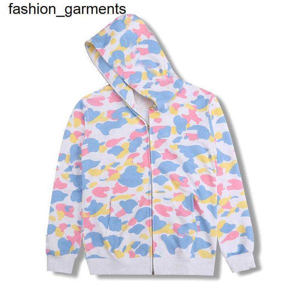 

men's hoodies sweatshirts men designer hoodie camo bathing shark camouflage ape coat long sleeve jacket sweatshirt, Black