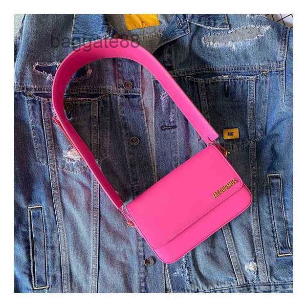 

jacquemu classic lady fashion desiner handbags ladies jacquemes bags 2022 french ins niche design advanced texture foreign style wide one sh