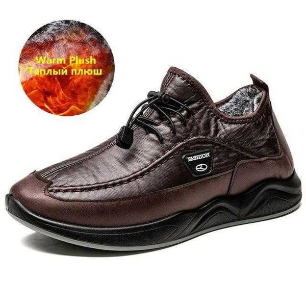 

hbp nxy dress shoes men's casual optional add fluff in winter low-solid ke, Black