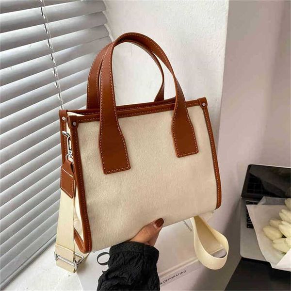 

bags minority canvas bag female 2022 new simple sling single shoulder messenger bag commuter tot small square purses