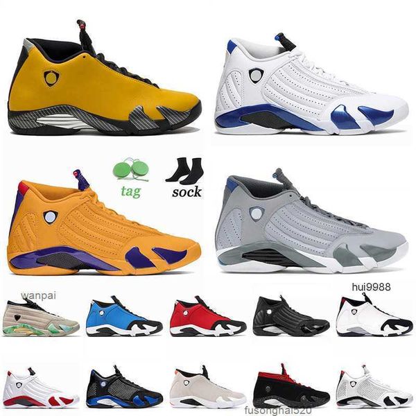 

14 14s xiv basketball shoes jumpman university gold hyper royal desert sand thunder candy cane red lipstick trainers sneakers jordas air sho, Black