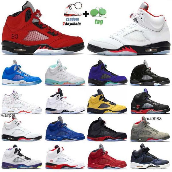 

discount 5s raging red jumpman basketball shoes 5 blue bird hyper royal og black metallic alternate grape mens trainers out jordas air shoe
