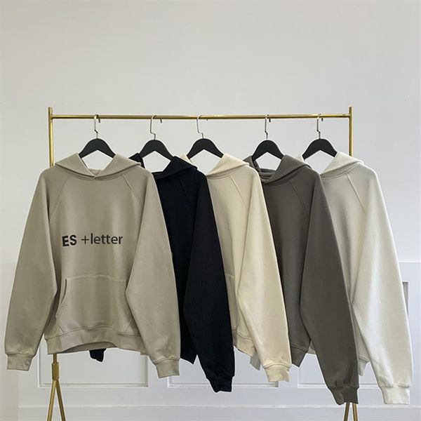 

men fashion hoodie casual letter print women hoodies hip hop couple long sleeve sweatshirts solid color sport pullove2613, Black