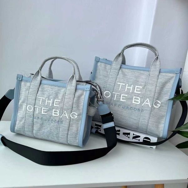 

designers bag marc's jacob tote famous luxury lady fashion hourglass handbags mj new canvas cowhide splice letter one shoulder messenge