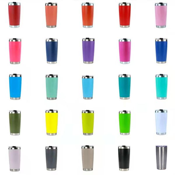 

20oz tumbler travel car mug double wall cold or beer coffee cup vacuum flasks insulated stainless steel thermos water bottle
