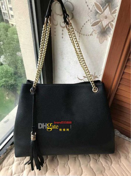 

famous luxurys black emboss leather woman shoulder bag tassels totes women handbags lady letter messenger bags wallet