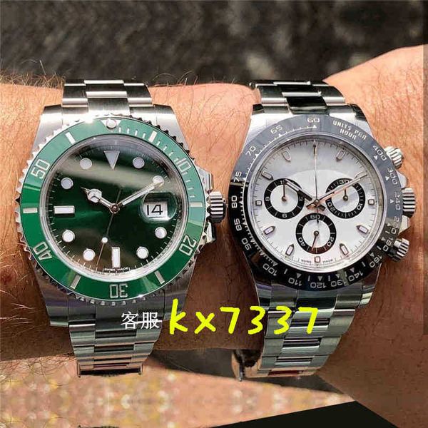 

luxury designer watches full automatic mechanical factory green black water king men's vs diver panda log, Slivery;brown