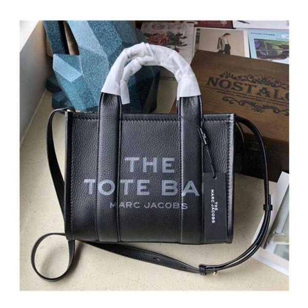 

original quality tote bag marc's jacob designer bags woman's handbag mj total 22 new solid color letter cowhide zipper shopping la