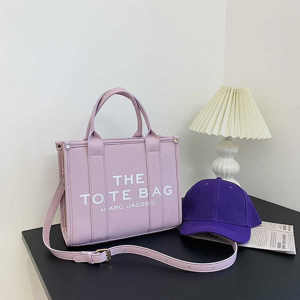 

designer bags tote marc's jacob leather luxury handbag one shoulder women's hand messenger printed bag fashion shoulderbag bags