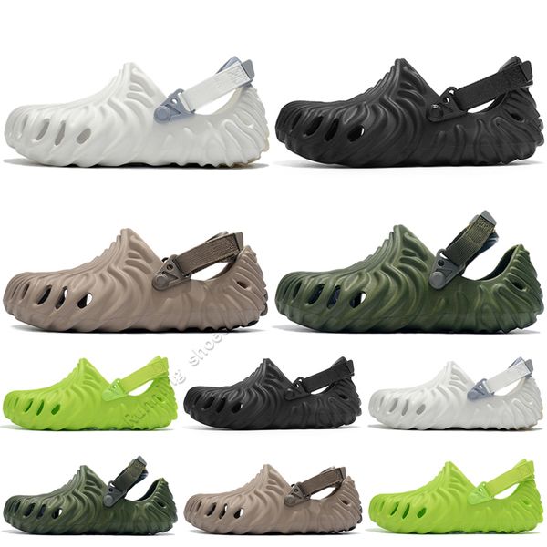 

2023 croc salehe bembury x pollex clog slippers designer slides crocodile crostile adilette 22 slide beach shoes womens mens stratus white, Black