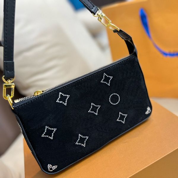 

designer bags tote bag handbags fashion women shoulder bag luxury crossbody messenger purses with rhinestones colorful wallet