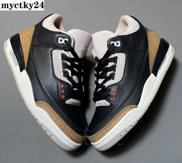 

2022 release authentic 3 desert elephant shoes black rush orange fossil stone-sail 3s men outdoor sneakers with original box size 7-13