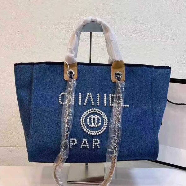 

5a r bags classic flower beach tote luxury large capacity celebrity party transparent beige black versatilecw0o