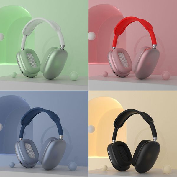 

p9 bluetooth headphones music wireless headset intelligent noise reduction ultra long endurance 5 colors for smartphones