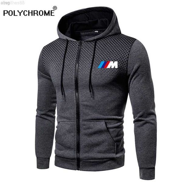 

men's hoodies sweatshirts jackets bmw m printing coats zi, Black