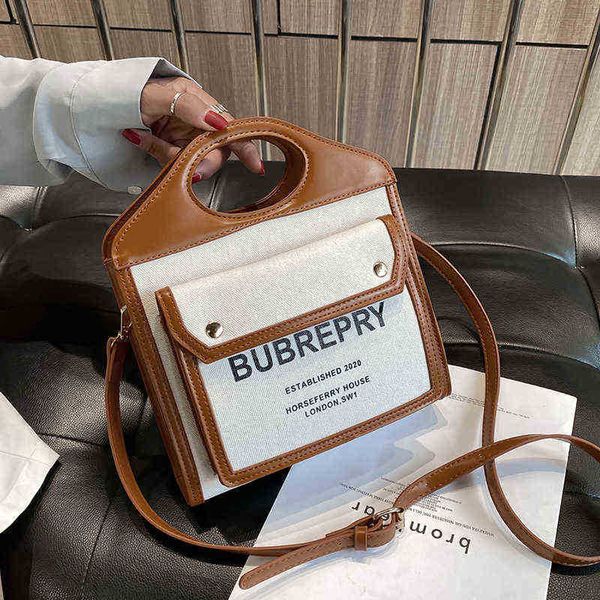 

evening bags designer canvas shoulder tote bag for women handbags 2022 trend fashion knife brown purses crossbody 220623