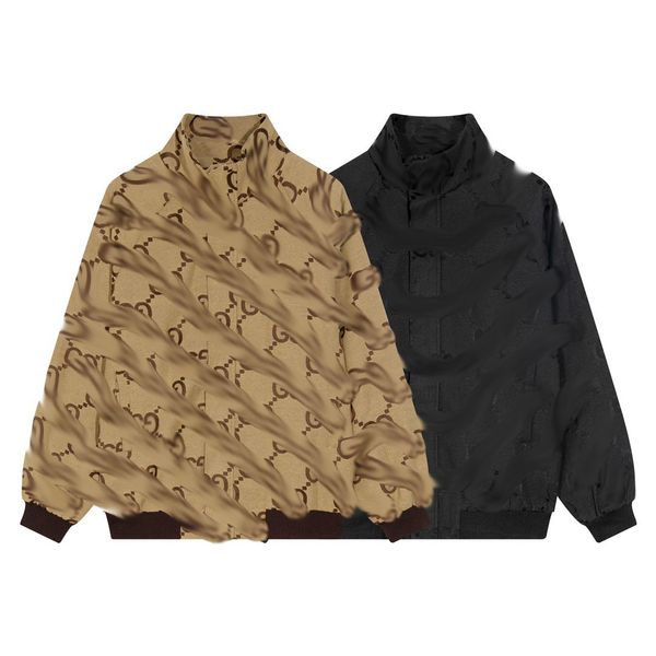 

designer men's long sleeve button-down denim jacket with embroidered pattern fall/winter 2022 garment m-3xl. #w22, Black;brown