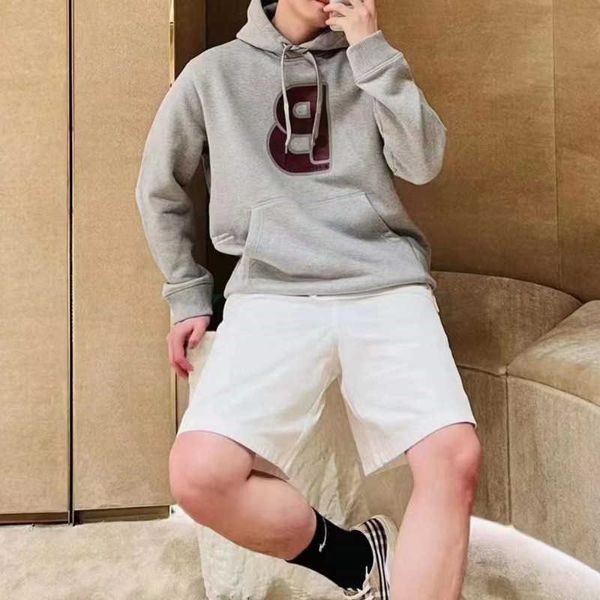 

bb designer hoodie mens sweatshirt 3d printing hooded sweater men women pullover coat casual hoodies burb cotton hoody 4xl 5xl, Black