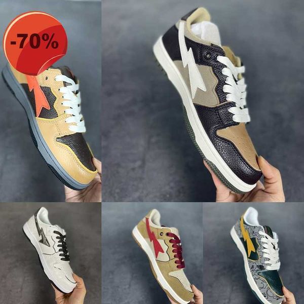 

white silver a bathing ape brown ivory 2022ss stadium goods grey mustard yellow mens runing shoes wheat red sk8 sta brown orange sneakers