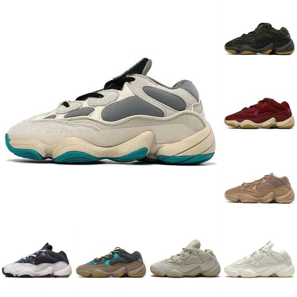 

2022 trainers 500 running shoes mens women enflame granite black bone white stone salt ash grey blush desert rat 500s taupe light enflam sof