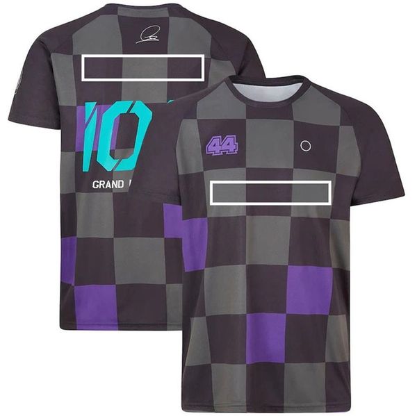 

summer f1 racing t-shirt men's and women's short sleeve crew team shirt custom fans t-shirt