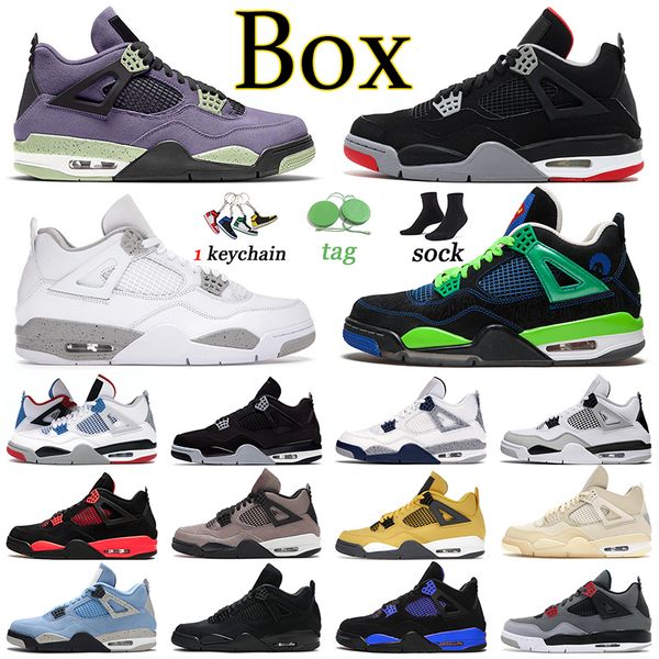 

comfortable 4 jumpman j4 basketball shoes men trainers canyon purple 4s midnight navy black cat military black canvas sneakers women offs wh