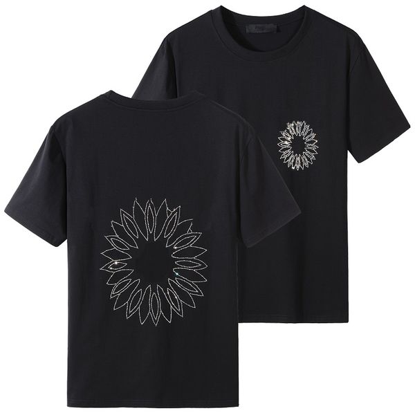 

luxury t shirt men designer shirt short summer fashion casual tee breathable black white tees simple cotton letter printed crew neck clothi, White;black