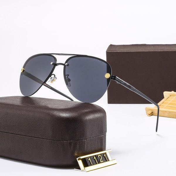 

designer sunglasses for woman man sunglass luxury sun glass womens adumbral square fashion electroplated metal frame travel black sunglasses, White;black