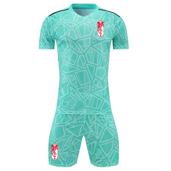 

goalkeeper kits running sets 22-23 granada cf soccer jerseys men football shirt 2023 sport short sleeves goalie mens kit sports wear, Black;blue