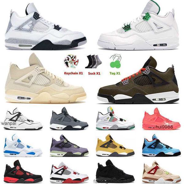 

basketball shoes 4 4s iv jumpman off mens women white cement sail green metallic black cat lightning raptors guava ice sneake jordas air sho