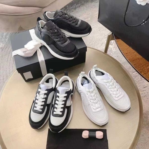 

dress shoes brand 2022 new color contrast sneakers women's sporty summer new light tall shoes size 35-39, Black