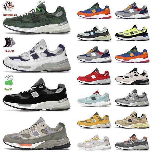 

classic designer mens women 992 casual shoes jjjjound green olive black grey suede brown multi-color neon yellow bb992 men sports sneakers