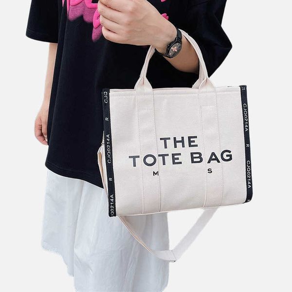 

designer bags tote marc's jacob leather luxury handbag thetotebag canvas commuter shopping fashion letter one shoulder messenger bags s