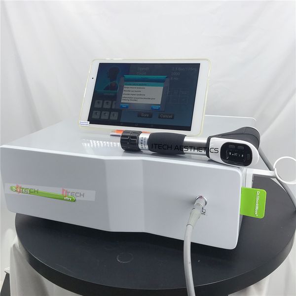 

2022 new health gadgets body care shock wave pneumatic shockwave machine 2.5 million shoot times 0.5 to 8 bar shockwave
